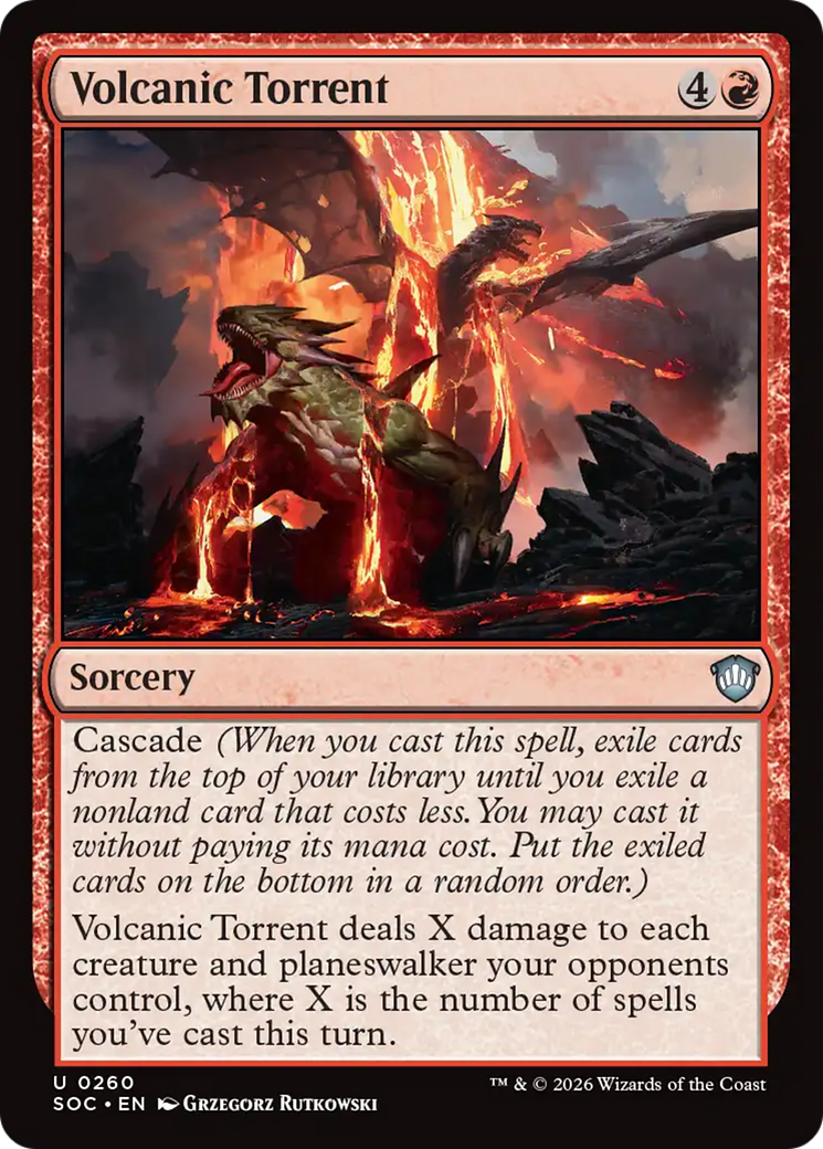 Volcanic Torrent [Secrets of Strixhaven Commander] | Spectrum Games