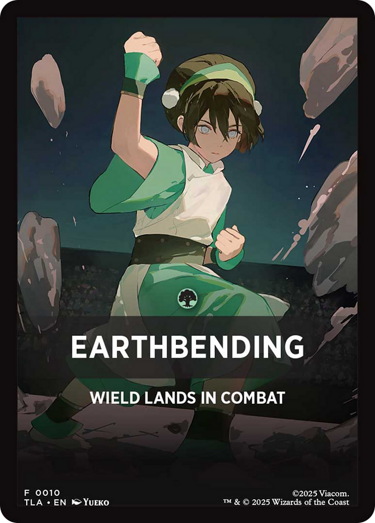 Earthbending Theme Card [Avatar: The Last Airbender] | Spectrum Games