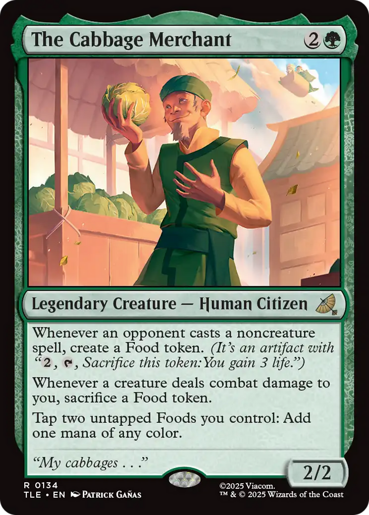 The Cabbage Merchant [Avatar: The Last Airbender: Eternal-Legal] | Spectrum Games