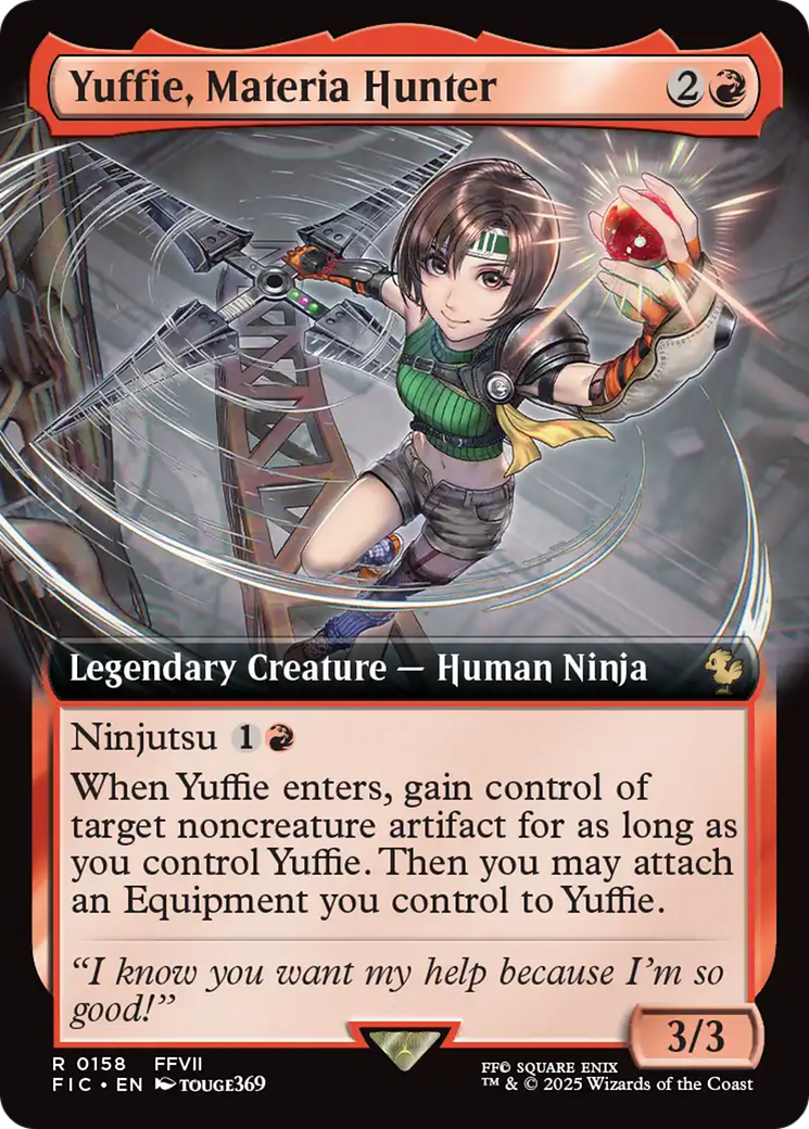 Yuffie, Materia Hunter (Extended Art) [FINAL FANTASY Commander] | Spectrum Games