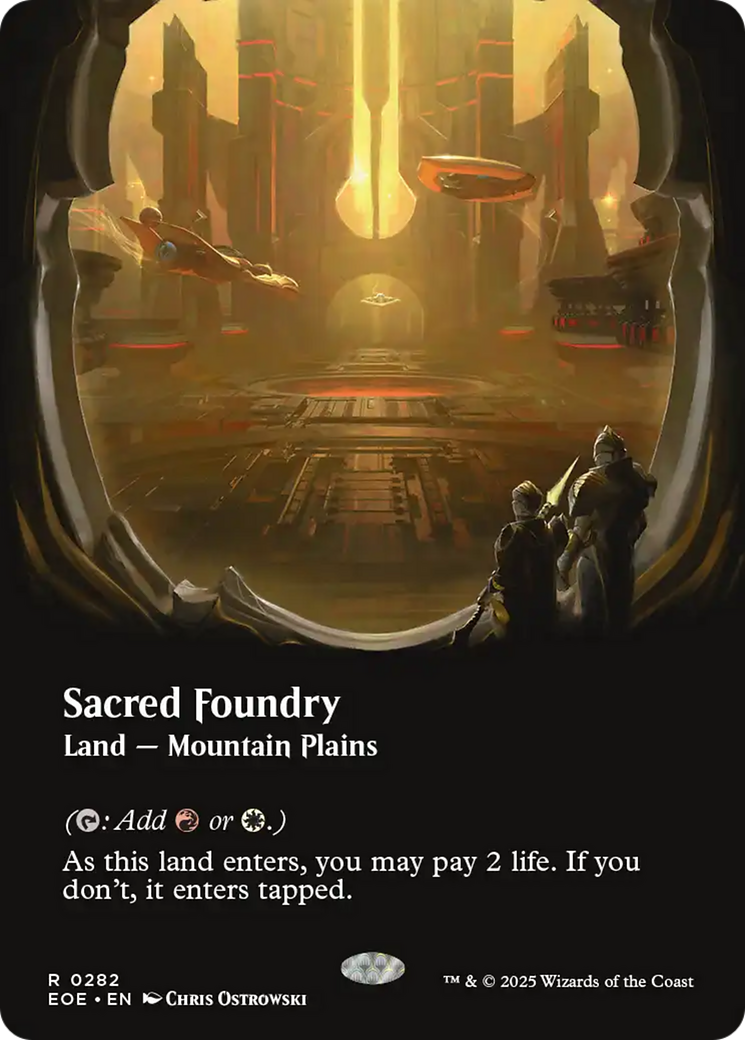 Sacred Foundry (Borderless) [Edge of Eternities] | Spectrum Games