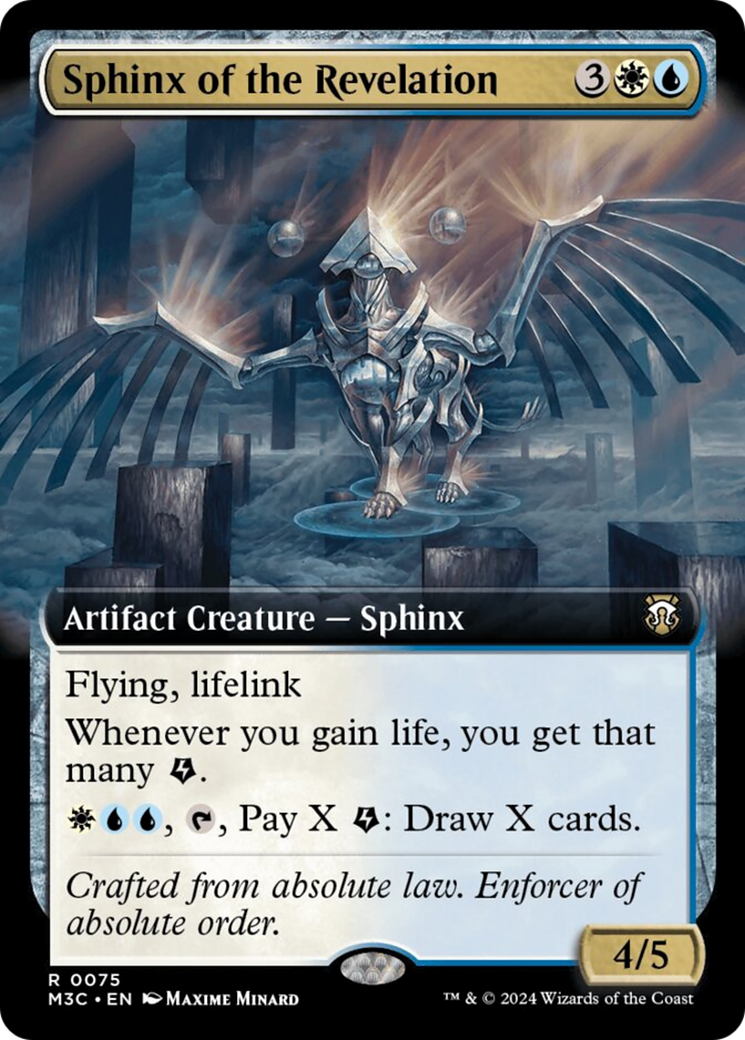 Sphinx of the Revelation (Extended Art) (Ripple Foil) [Modern Horizons 3 Commander] | Spectrum Games