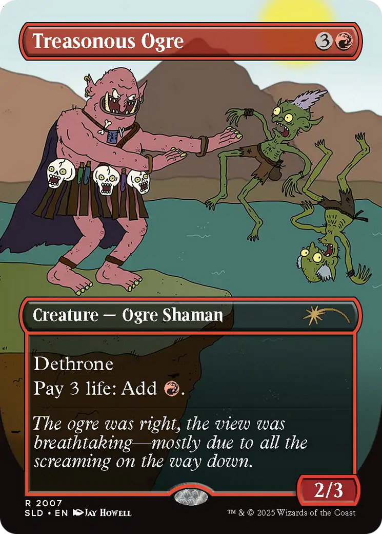 Treasonous Ogre (Rainbow Foil) [Secret Lair Drop Series] | Spectrum Games