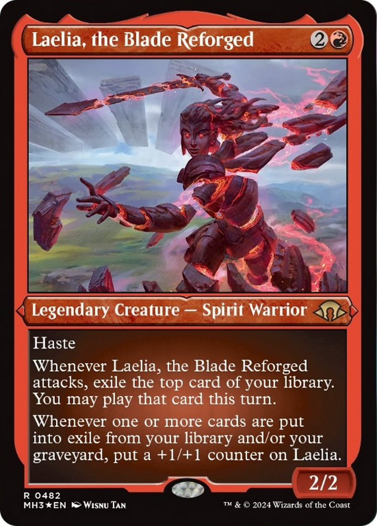Laelia, the Blade Reforged (Foil Etched) [Modern Horizons 3] | Spectrum Games