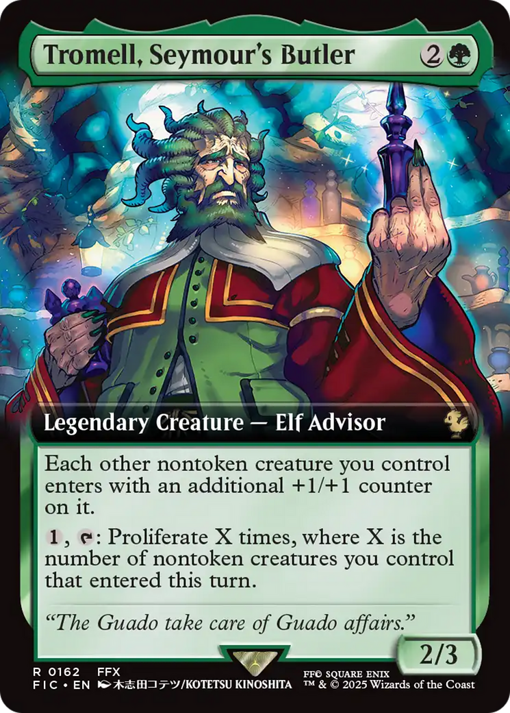 Tromell, Seymour's Butler (Extended Art) [FINAL FANTASY Commander] | Spectrum Games
