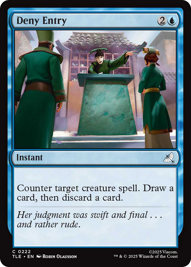 Deny Entry [Avatar: The Last Airbender: Eternal-Legal] | Spectrum Games