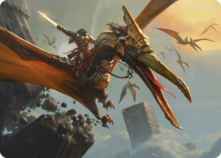Skyhunter Strike Force Art Card [Phyrexia: All Will Be One Art Series] | Spectrum Games