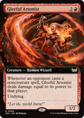 Gleeful Arsonist (Extended Art) [Duskmourn: House of Horror Commander] | Spectrum Games