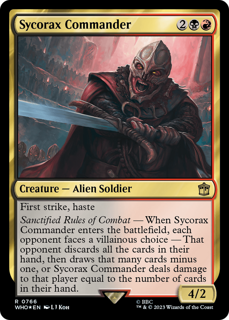 Sycorax Commander (Surge Foil) [Doctor Who] | Spectrum Games