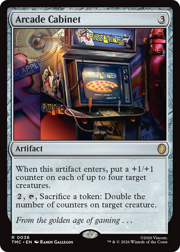 Arcade Cabinet [Teenage Mutant Ninja Turtles Commander] | Spectrum Games