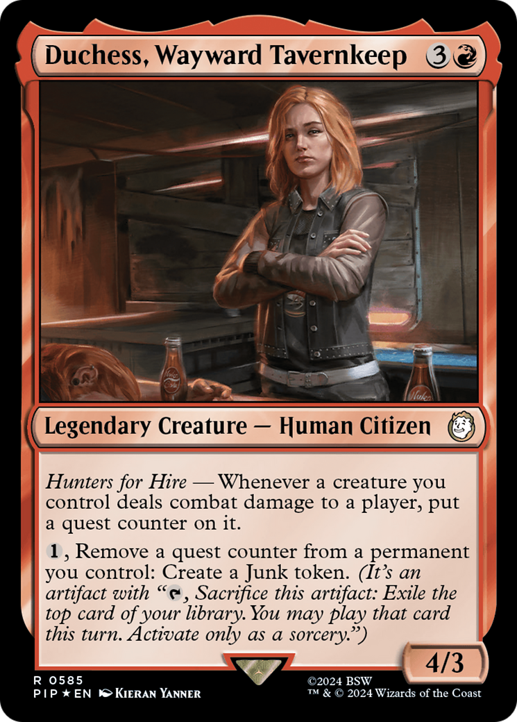 Duchess, Wayward Tavernkeep (Surge Foil) [Fallout] | Spectrum Games