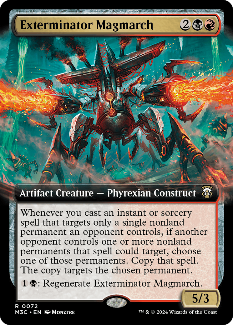 Exterminator Magmarch (Extended Art) [Modern Horizons 3 Commander] | Spectrum Games