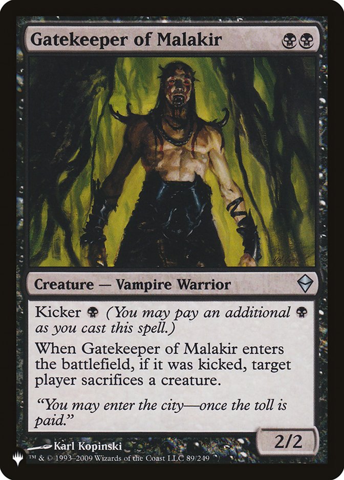 Gatekeeper of Malakir [The List] | Spectrum Games