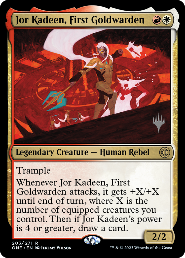 Jor Kadeen, First Goldwarden (Promo Pack) [Phyrexia: All Will Be One Promos] | Spectrum Games