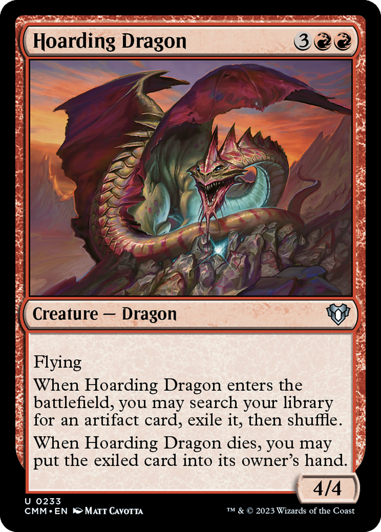 Hoarding Dragon [Commander Masters] | Spectrum Games