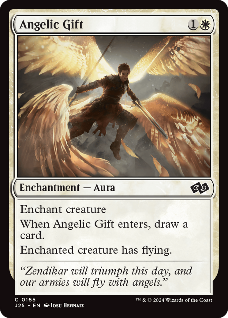 Angelic Gift [Foundations Jumpstart] | Spectrum Games