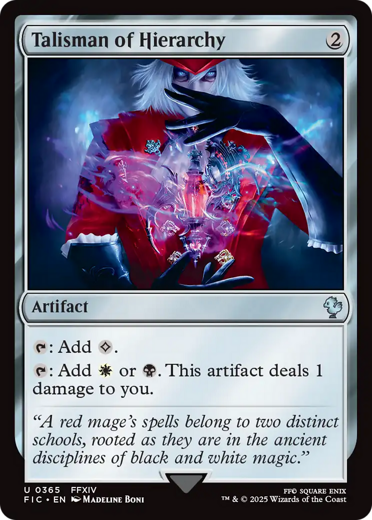 Talisman of Hierarchy [FINAL FANTASY Commander] | Spectrum Games