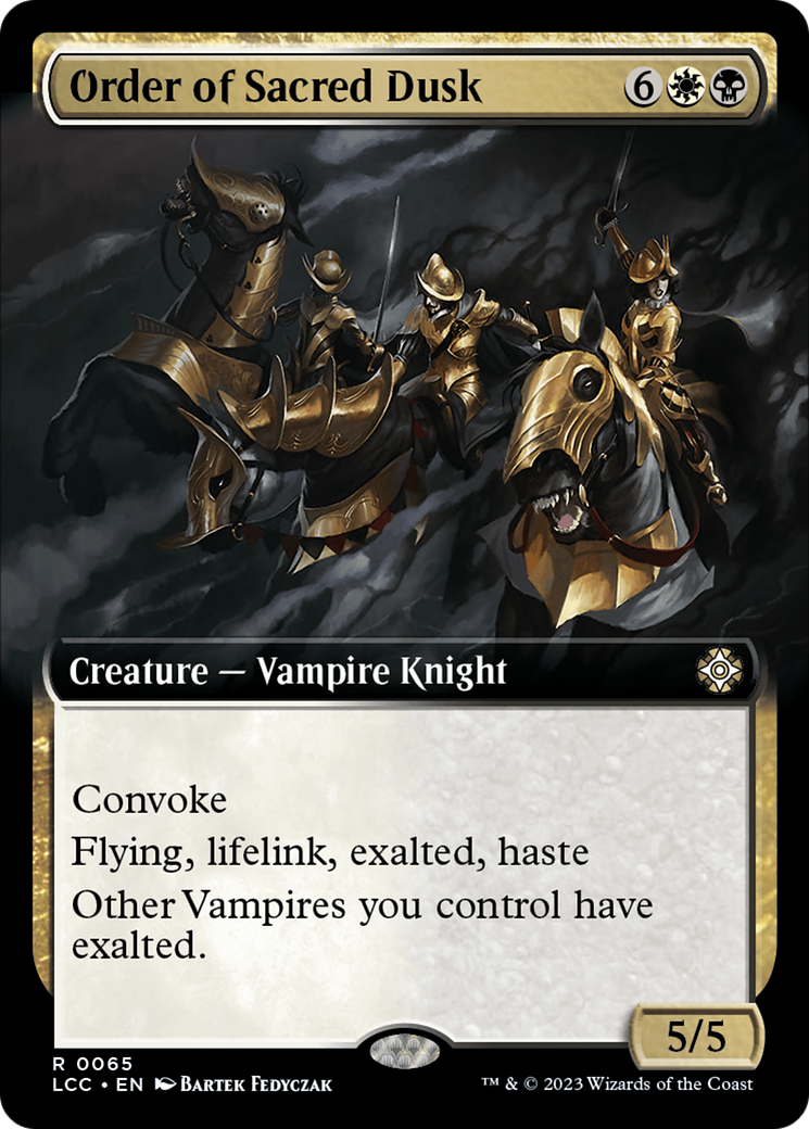 Order of Sacred Dusk (Extended Art) [The Lost Caverns of Ixalan Commander] | Spectrum Games