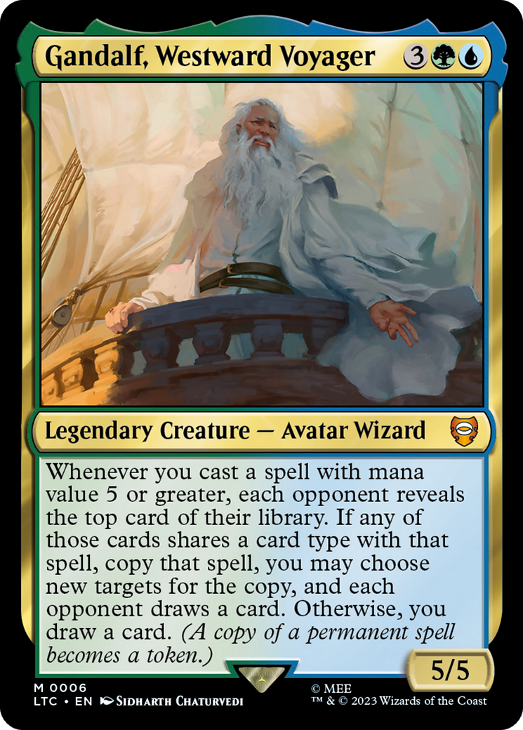 Gandalf, Westward Voyager [The Lord of the Rings: Tales of Middle-Earth Commander] | Spectrum Games