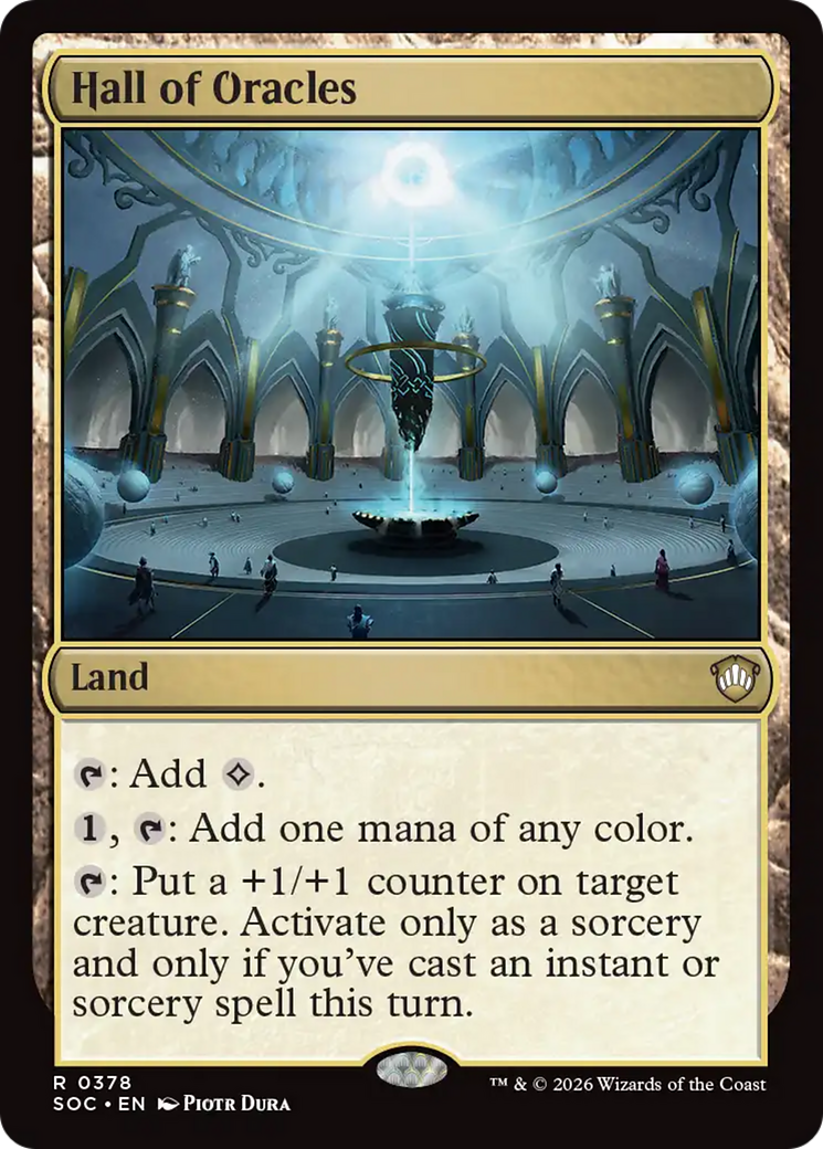 Hall of Oracles [Secrets of Strixhaven Commander] | Spectrum Games