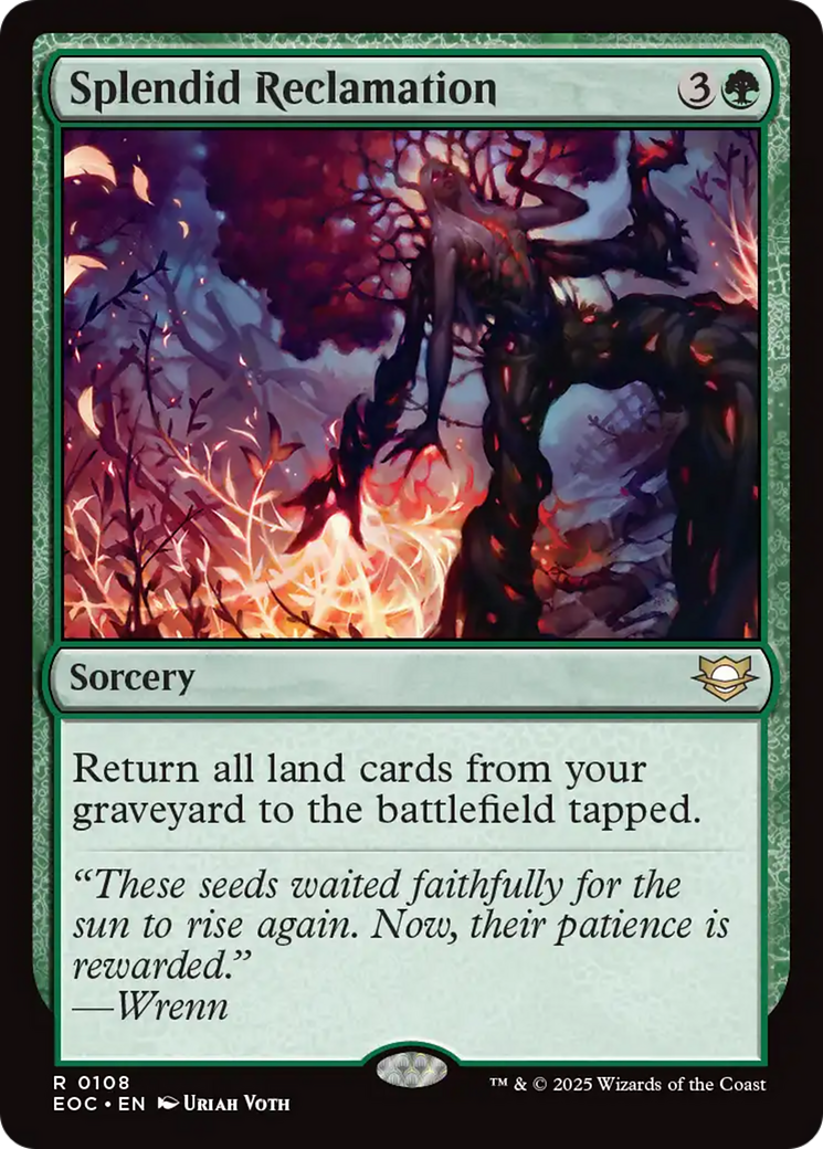 Splendid Reclamation [Edge of Eternities Commander] | Spectrum Games