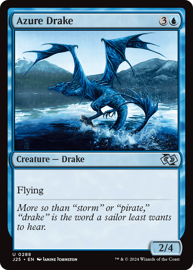 Azure Drake [Foundations Jumpstart] | Spectrum Games