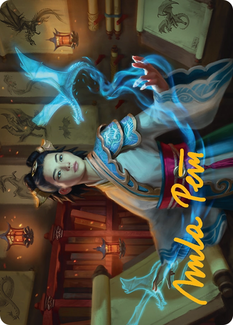 Dragonologist Art Card (6/54) [Tarkir: Dragonstorm Art Series] | Spectrum Games
