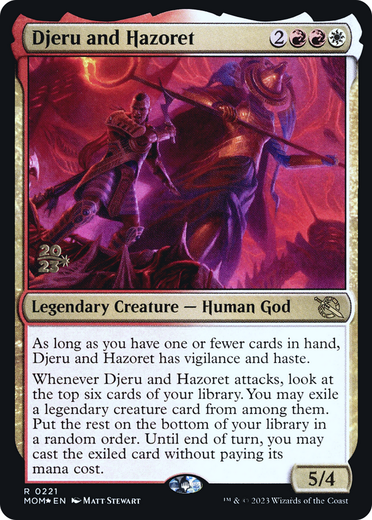 Djeru and Hazoret [March of the Machine Prerelease Promos] | Spectrum Games