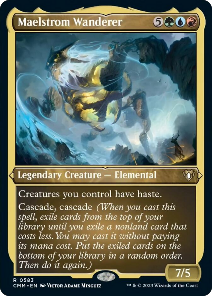 Maelstrom Wanderer (Foil Etched) [Commander Masters] | Spectrum Games