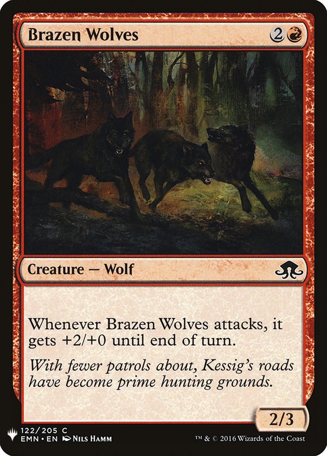 Brazen Wolves [Mystery Booster] | Spectrum Games