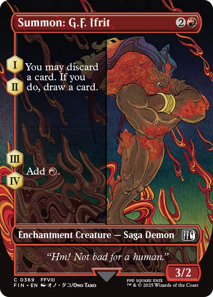 Summon: G.F. Ifrit (Borderless) [FINAL FANTASY] | Spectrum Games