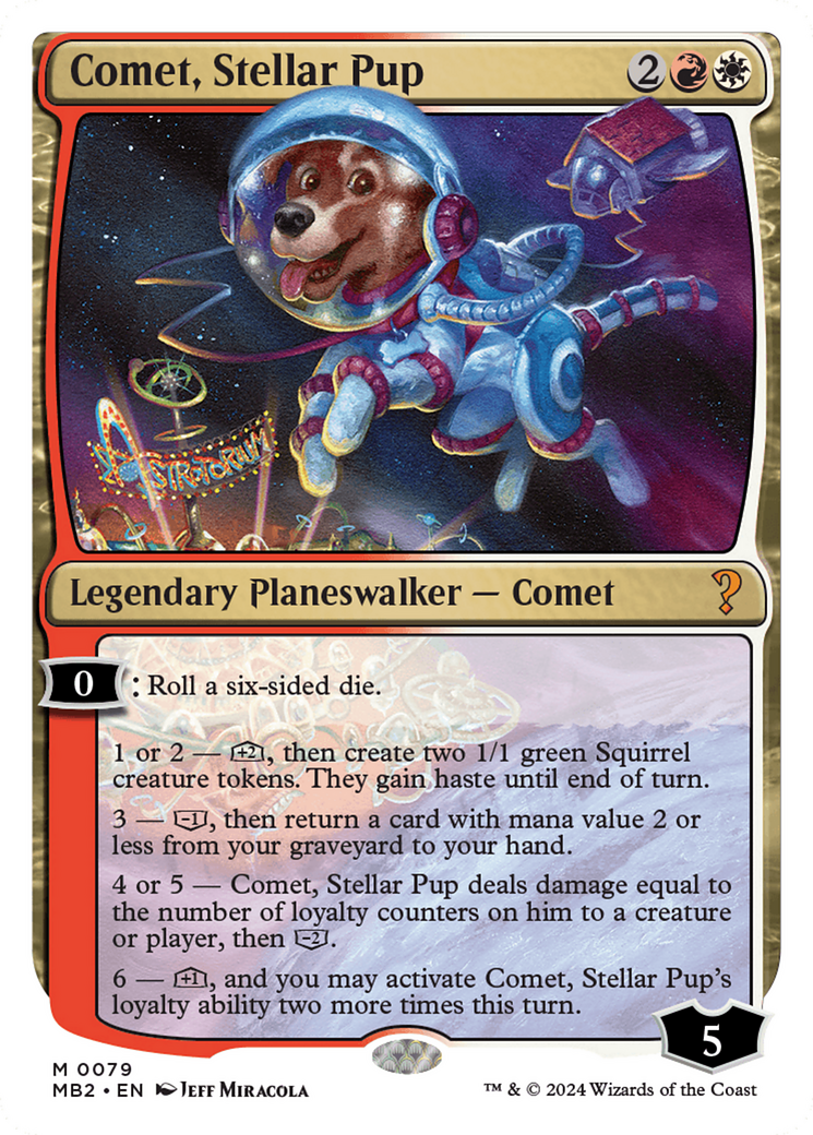 Comet, Stellar Pup [Mystery Booster 2] | Spectrum Games