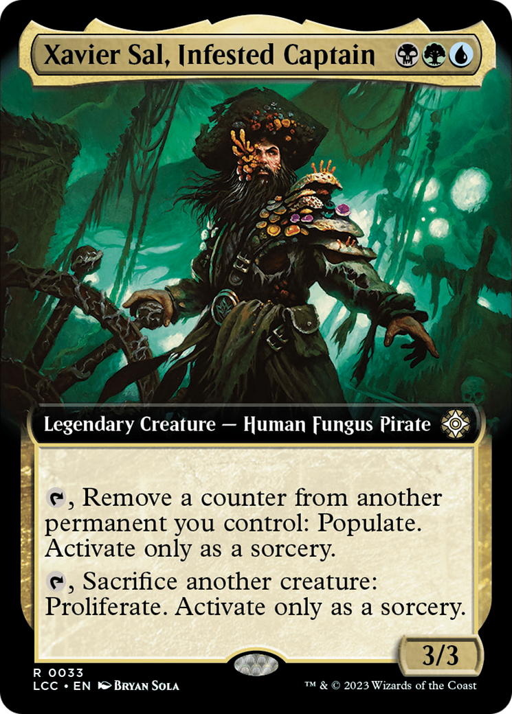 Xavier Sal, Infested Captain (Extended Art) [The Lost Caverns of Ixalan Commander] | Spectrum Games