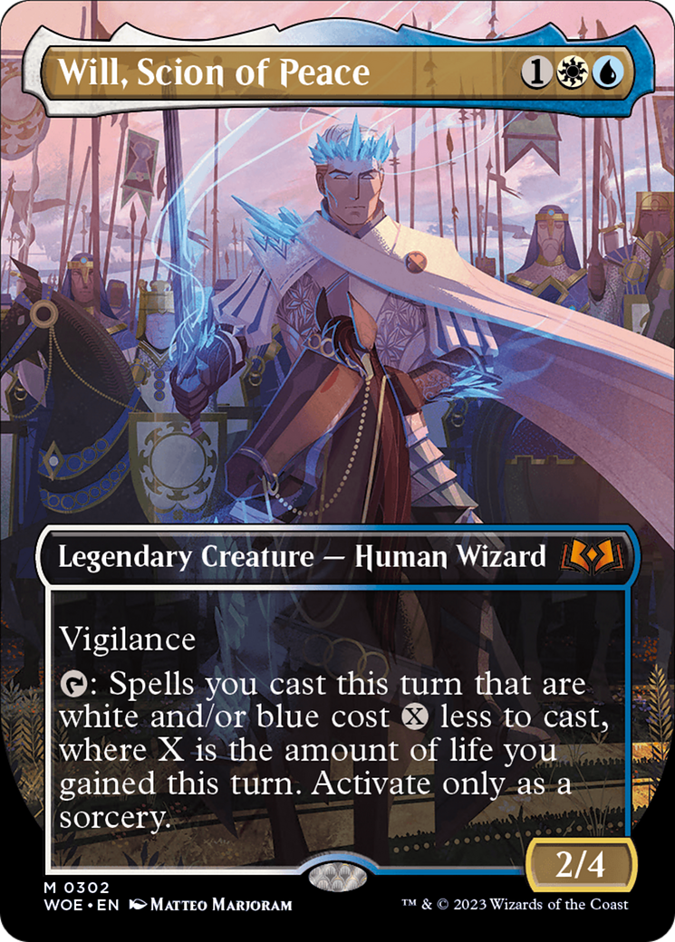 Will, Scion of Peace (Borderless Alternate Art) [Wilds of Eldraine] | Spectrum Games