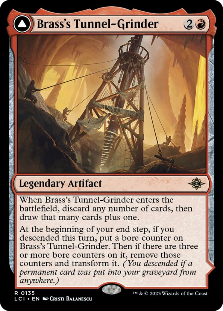 Brass's Tunnel-Grinder // Tecutlan, The Searing Rift [The Lost Caverns of Ixalan] | Spectrum Games