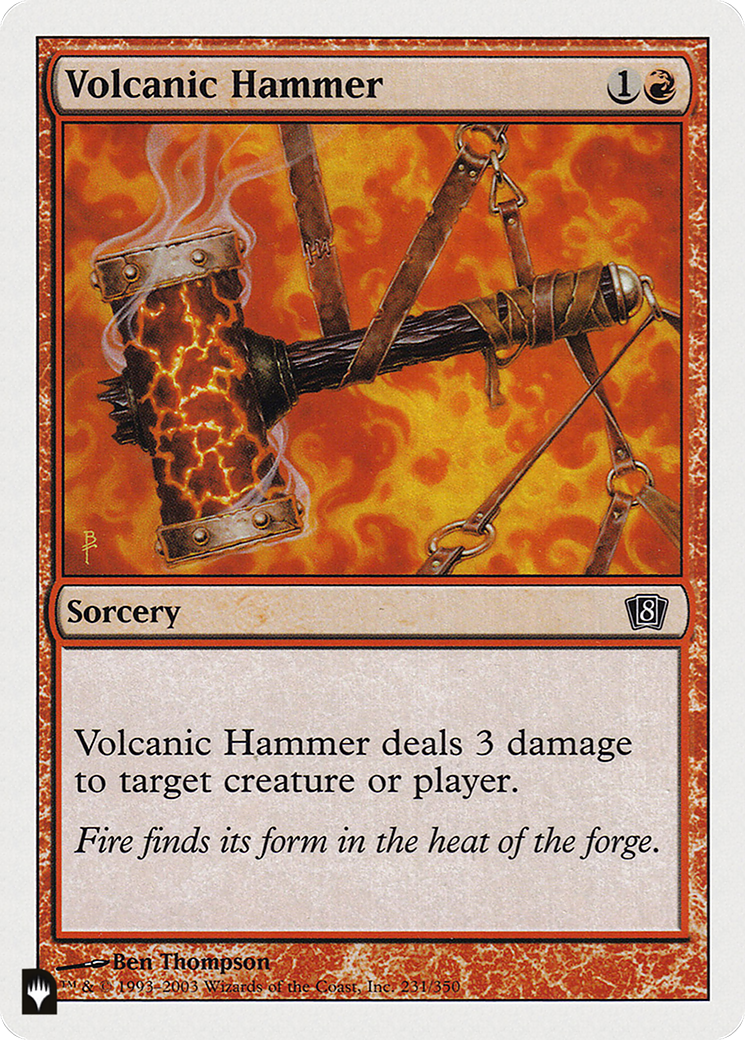 Volcanic Hammer [The List Reprints] | Spectrum Games