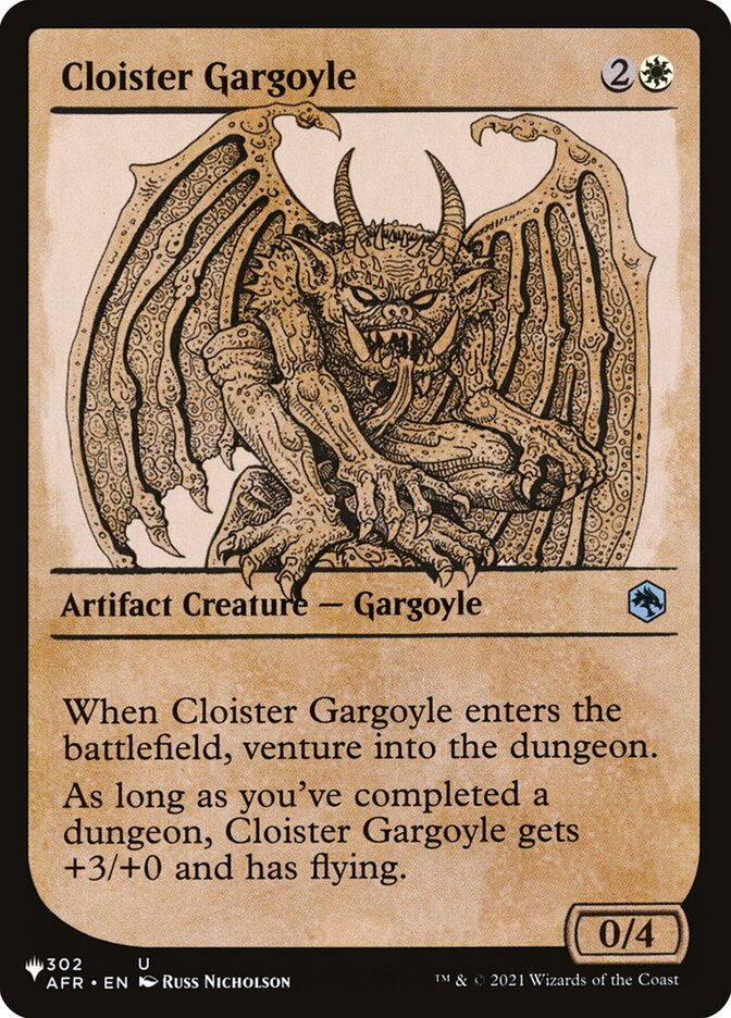 Cloister Gargoyle (Showcase) [The List] | Spectrum Games
