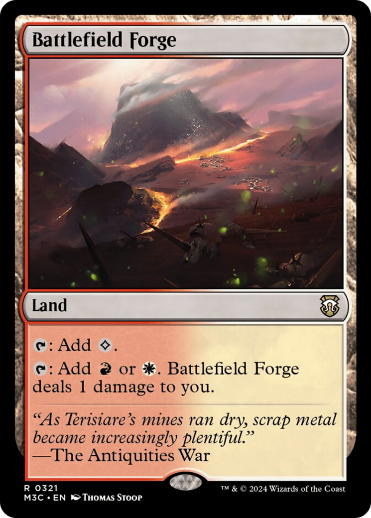 Battlefield Forge (Ripple Foil) [Modern Horizons 3 Commander] | Spectrum Games