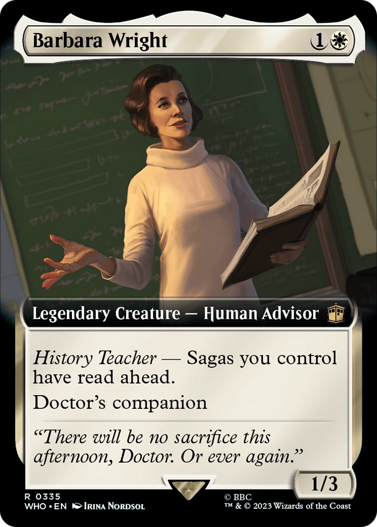 Barbara Wright (Extended Art) [Doctor Who] | Spectrum Games