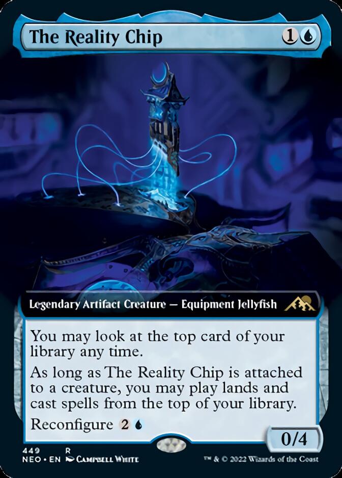 The Reality Chip (Extended Art) [Kamigawa: Neon Dynasty] | Spectrum Games