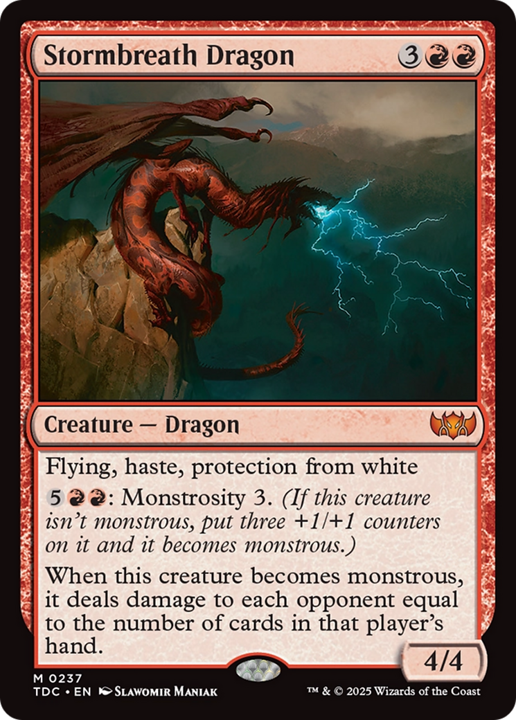Stormbreath Dragon [Tarkir: Dragonstorm Commander] | Spectrum Games