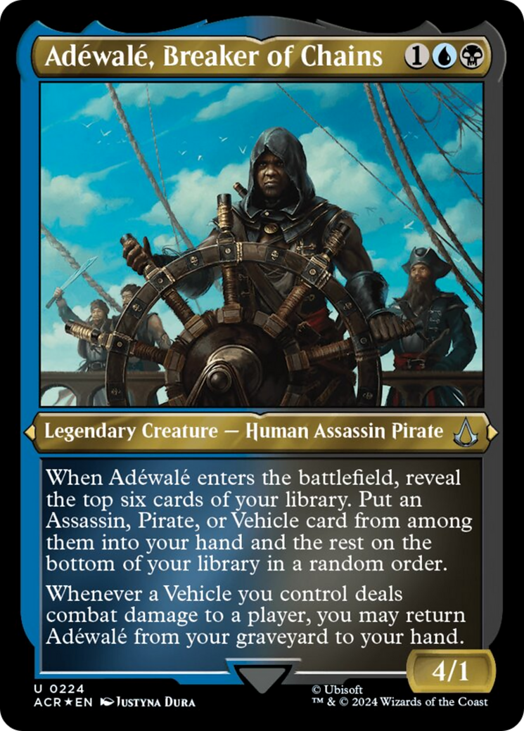 Adewale, Breaker of Chains (Foil Etched) [Assassin's Creed] | Spectrum Games