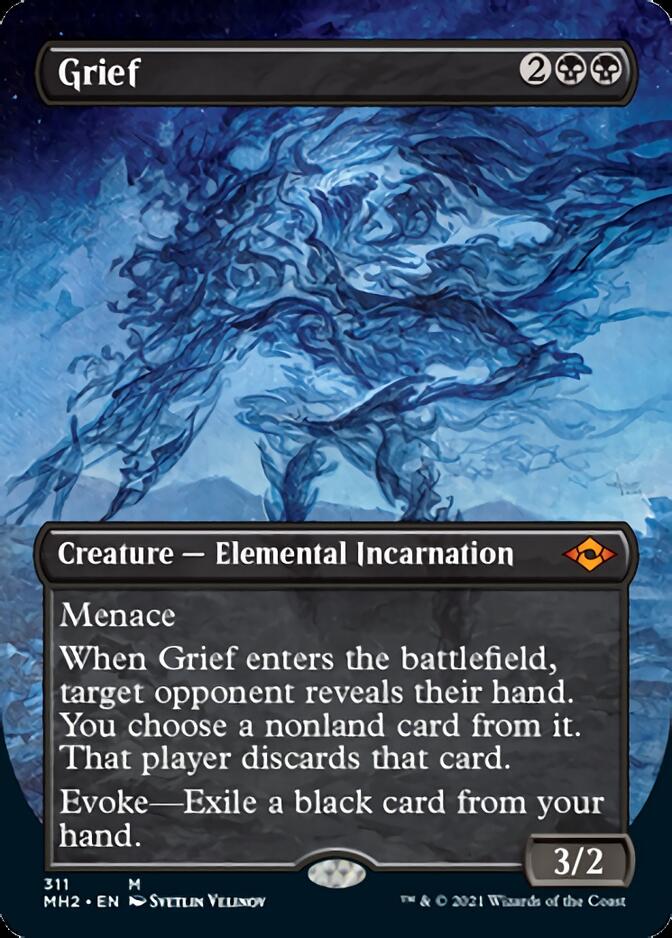 Grief (Borderless Alternate Art) [Modern Horizons 2] | Spectrum Games