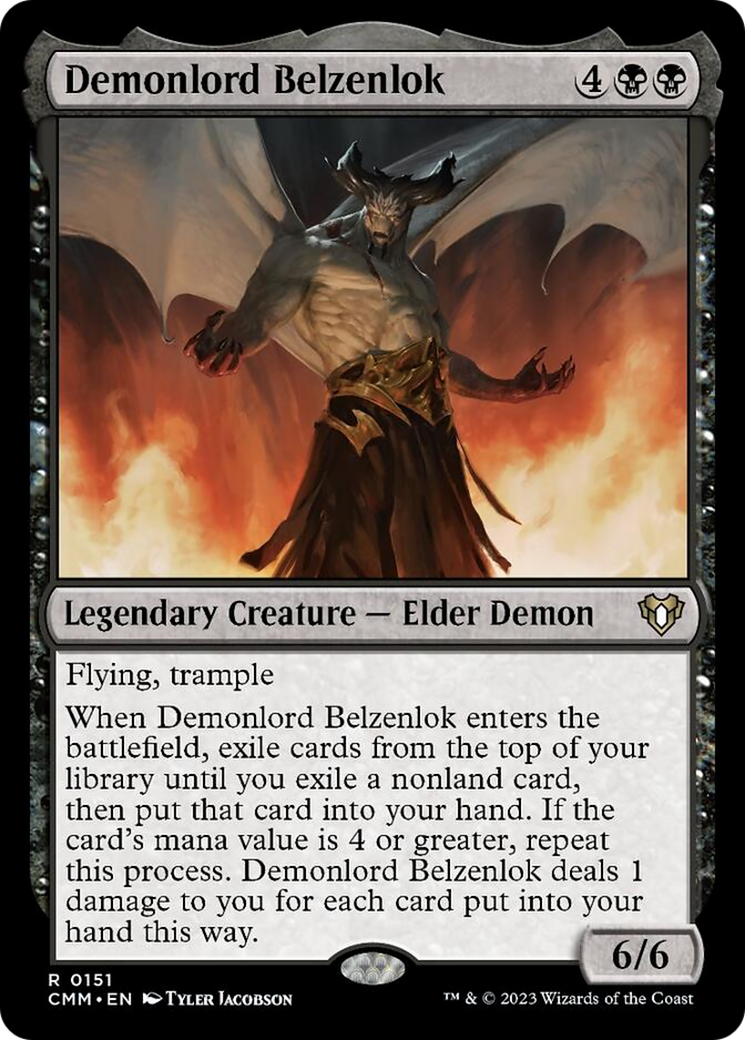 Demonlord Belzenlok [Commander Masters] | Spectrum Games