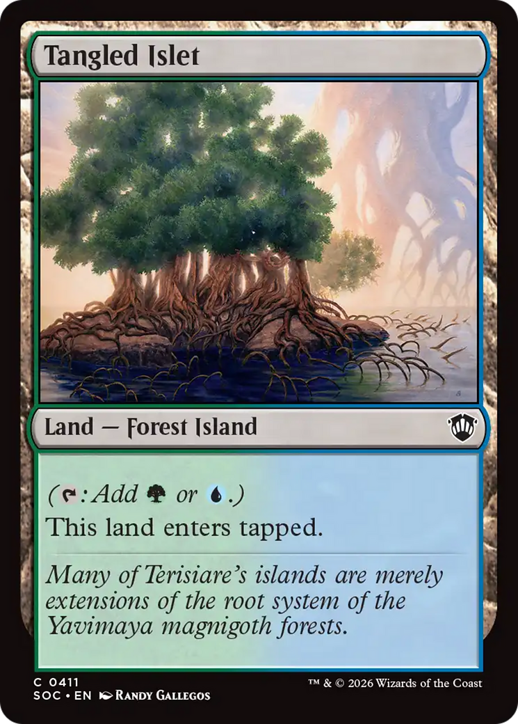 Tangled Islet [Secrets of Strixhaven Commander] | Spectrum Games