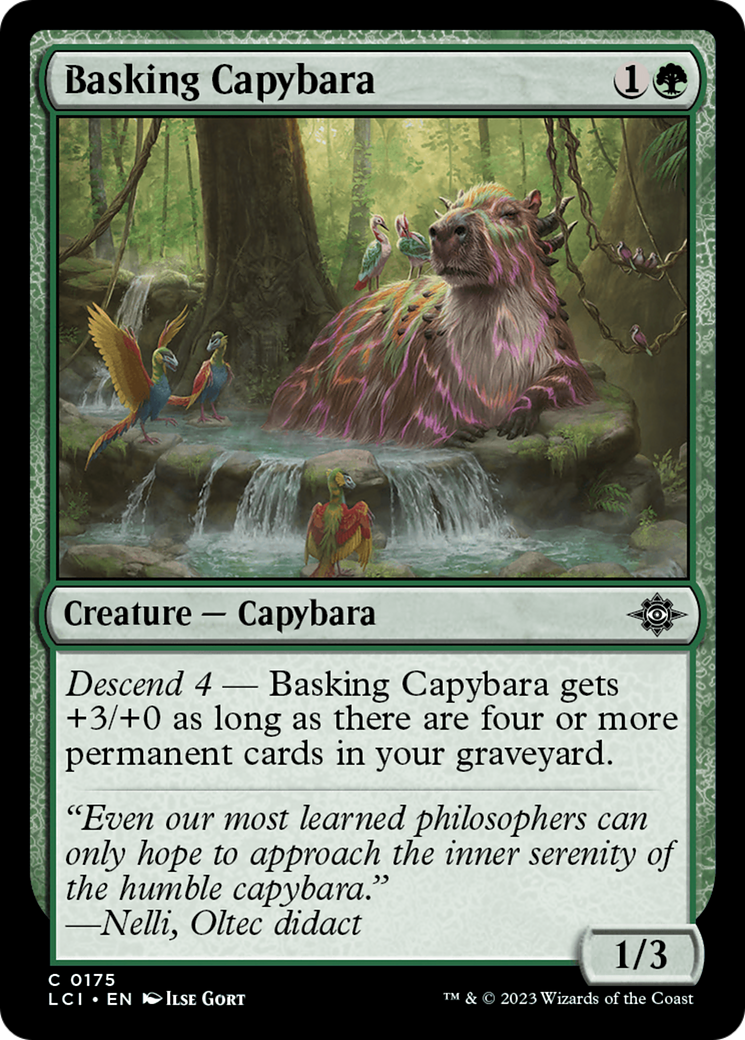 Basking Capybara [The Lost Caverns of Ixalan] | Spectrum Games