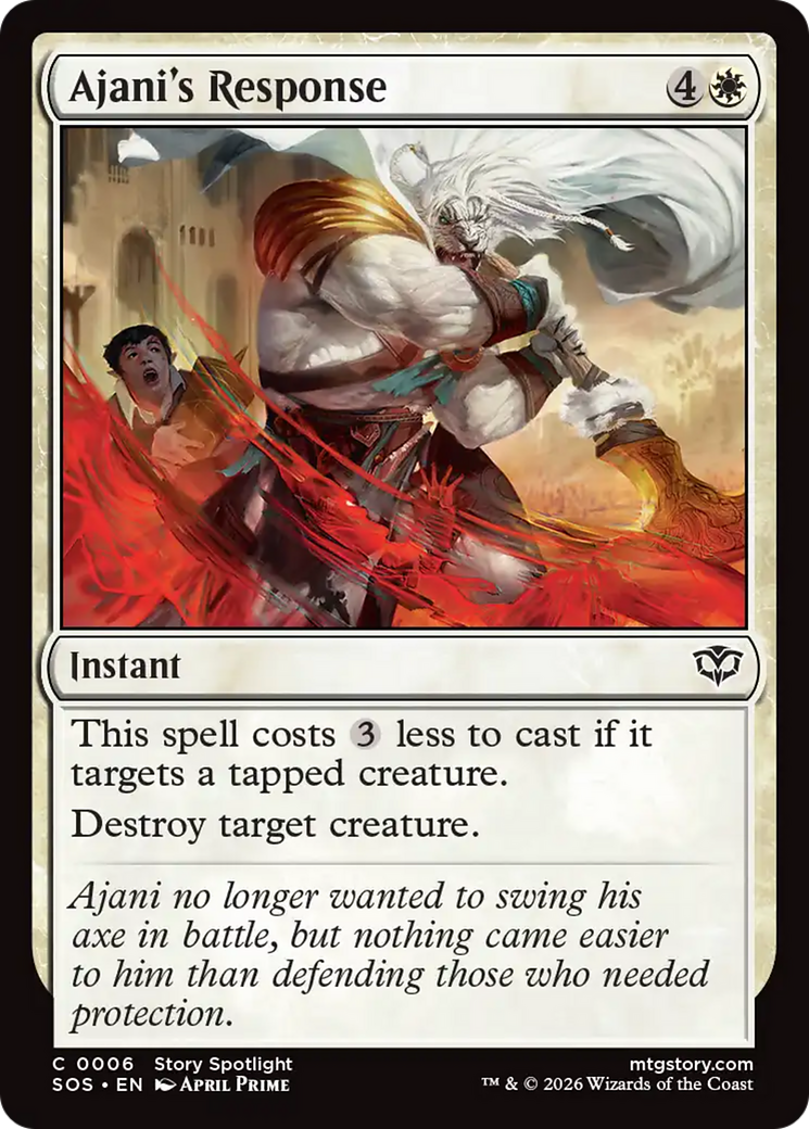 Ajani's Response [Secrets of Strixhaven] | Spectrum Games