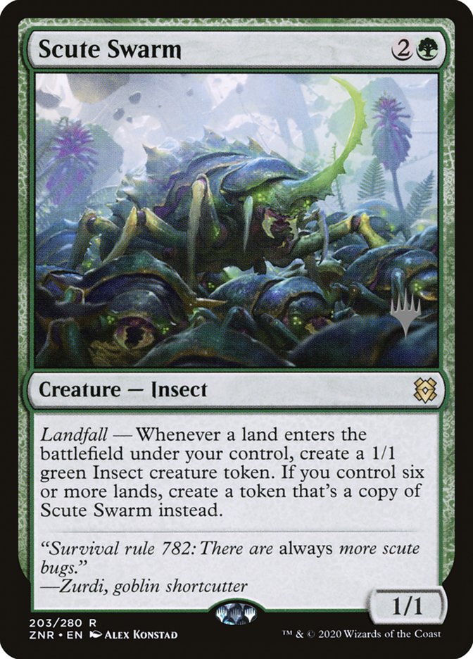 Scute Swarm (Promo Pack) [Zendikar Rising Promos] | Spectrum Games