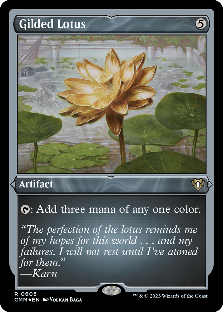 Gilded Lotus (Foil Etched) [Commander Masters] | Spectrum Games