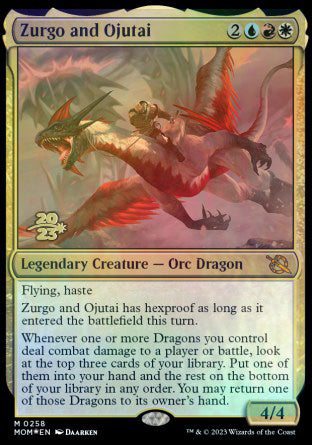 Zurgo and Ojutai [March of the Machine Prerelease Promos] | Spectrum Games